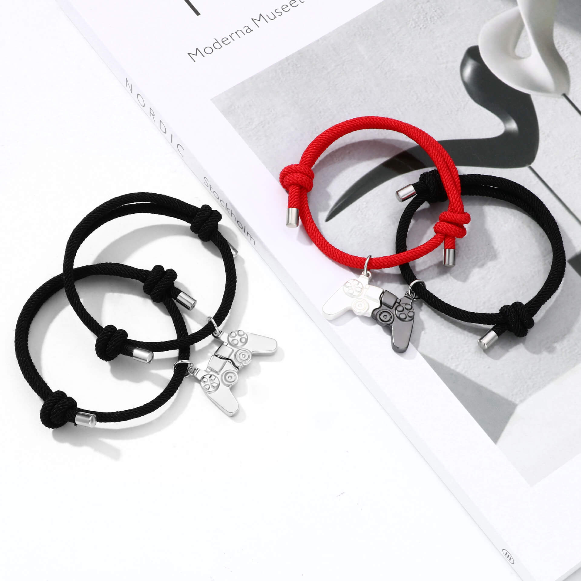 Remote Control Magnet Bracelet for Couple