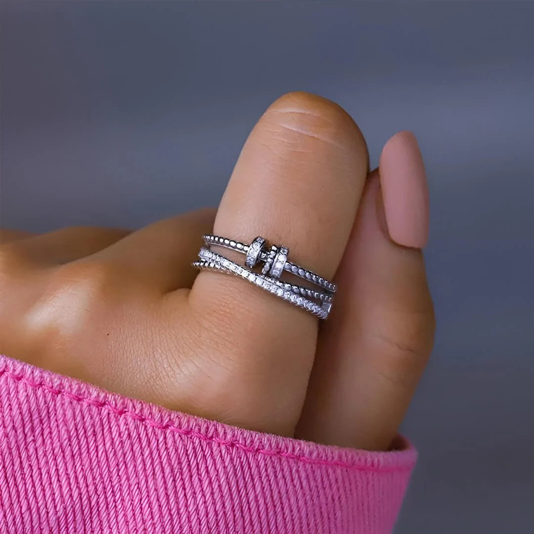 💖FOR DAUGHTER💖 - DRIVE AWAY YOUR ANXIETY FIDGET RINGS