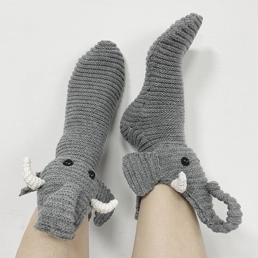 Animal Knitted Socks Unisex Novelty Winter Warm