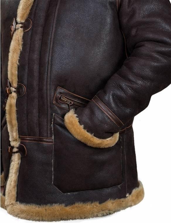 Mens Sheepskin Pilot Jacket B-7