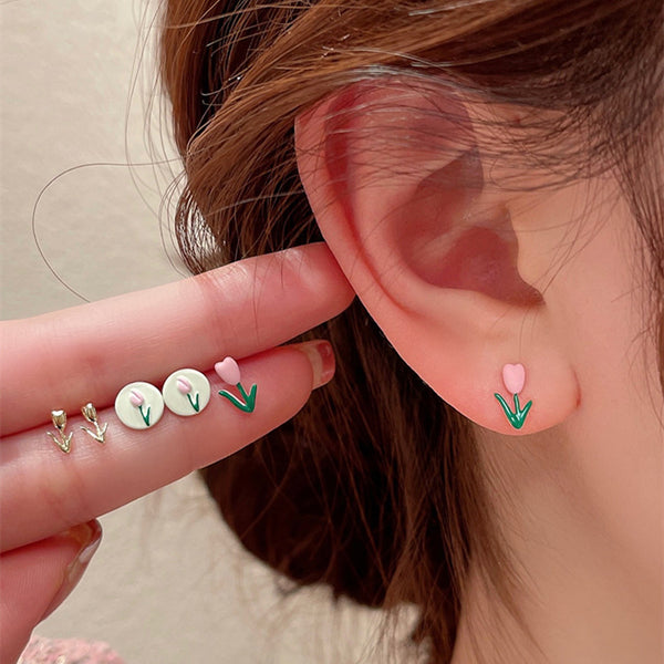 Tulip Stud Earrings🌷