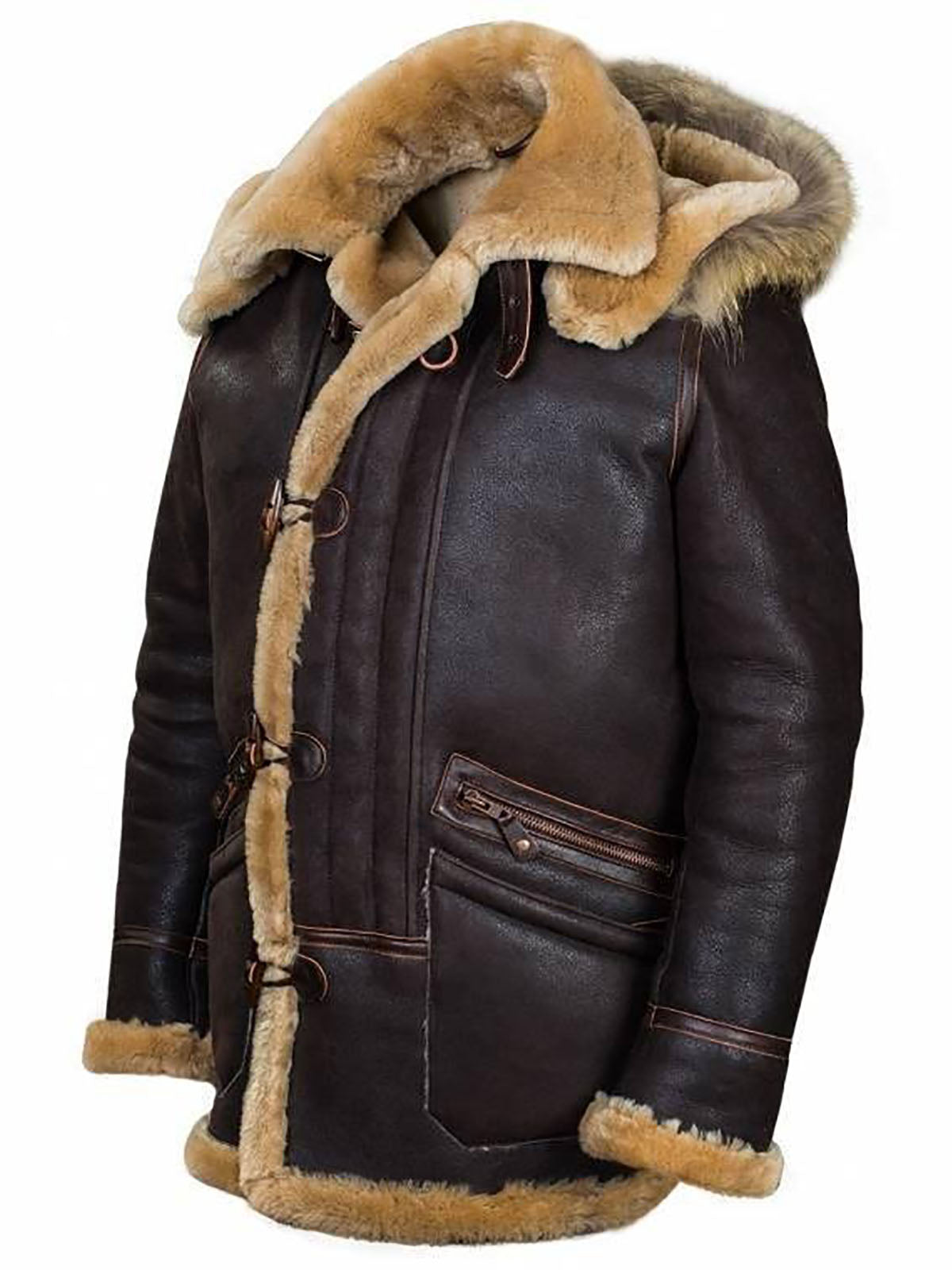 Mens Sheepskin Pilot Jacket B-7