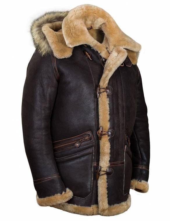 Mens Sheepskin Pilot Jacket B-7