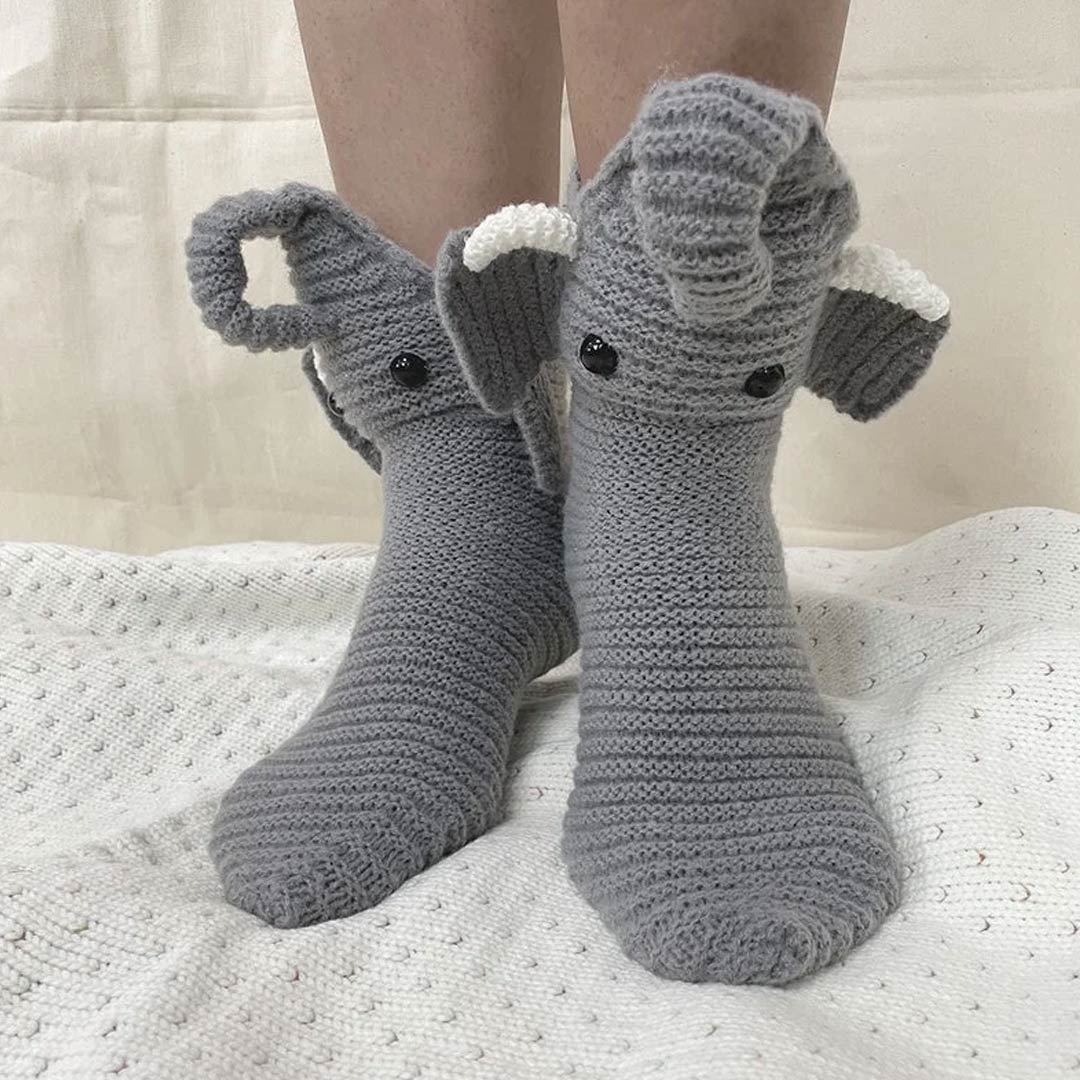 Animal Knitted Socks Unisex Novelty Winter Warm