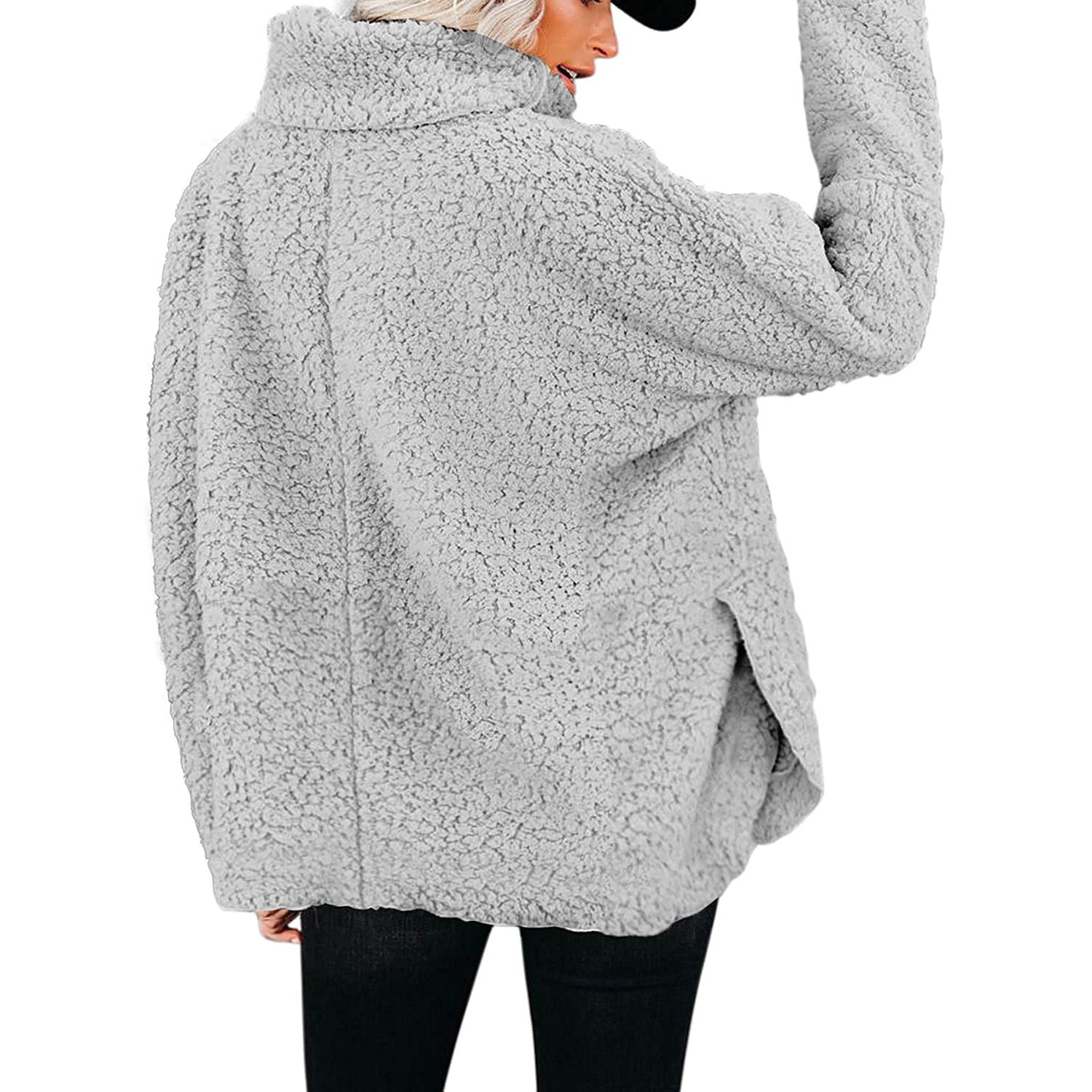 Casual Oversized Fleece Pullover