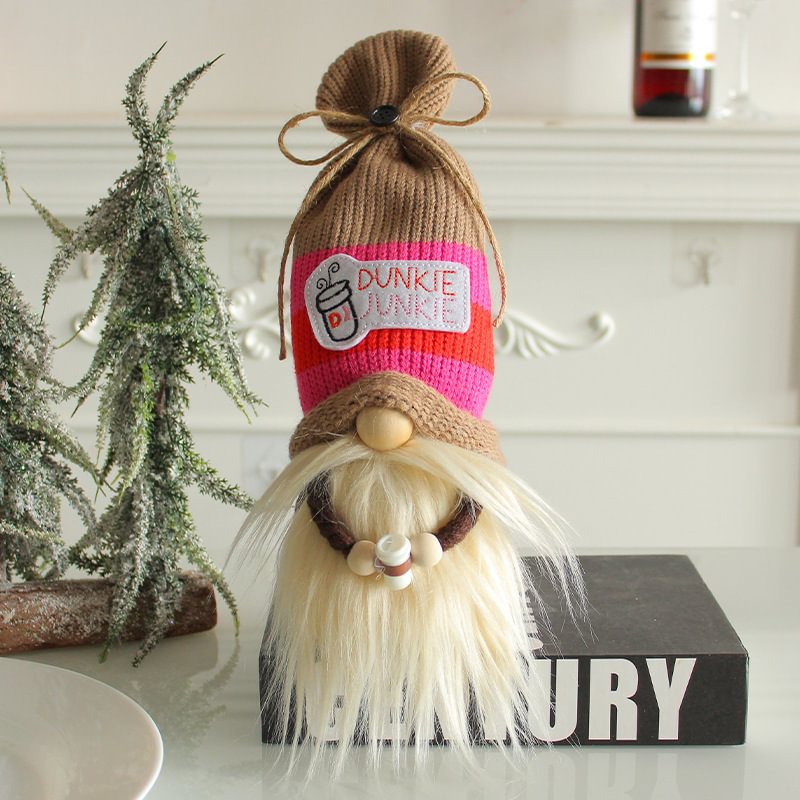 Sweet Dunkie Junkie Coffee Gnome Holiday Gnome