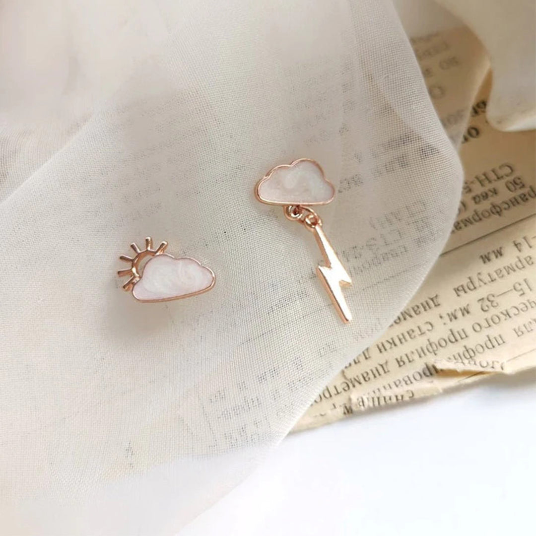 Cloud & Lightning Shaped Earrings