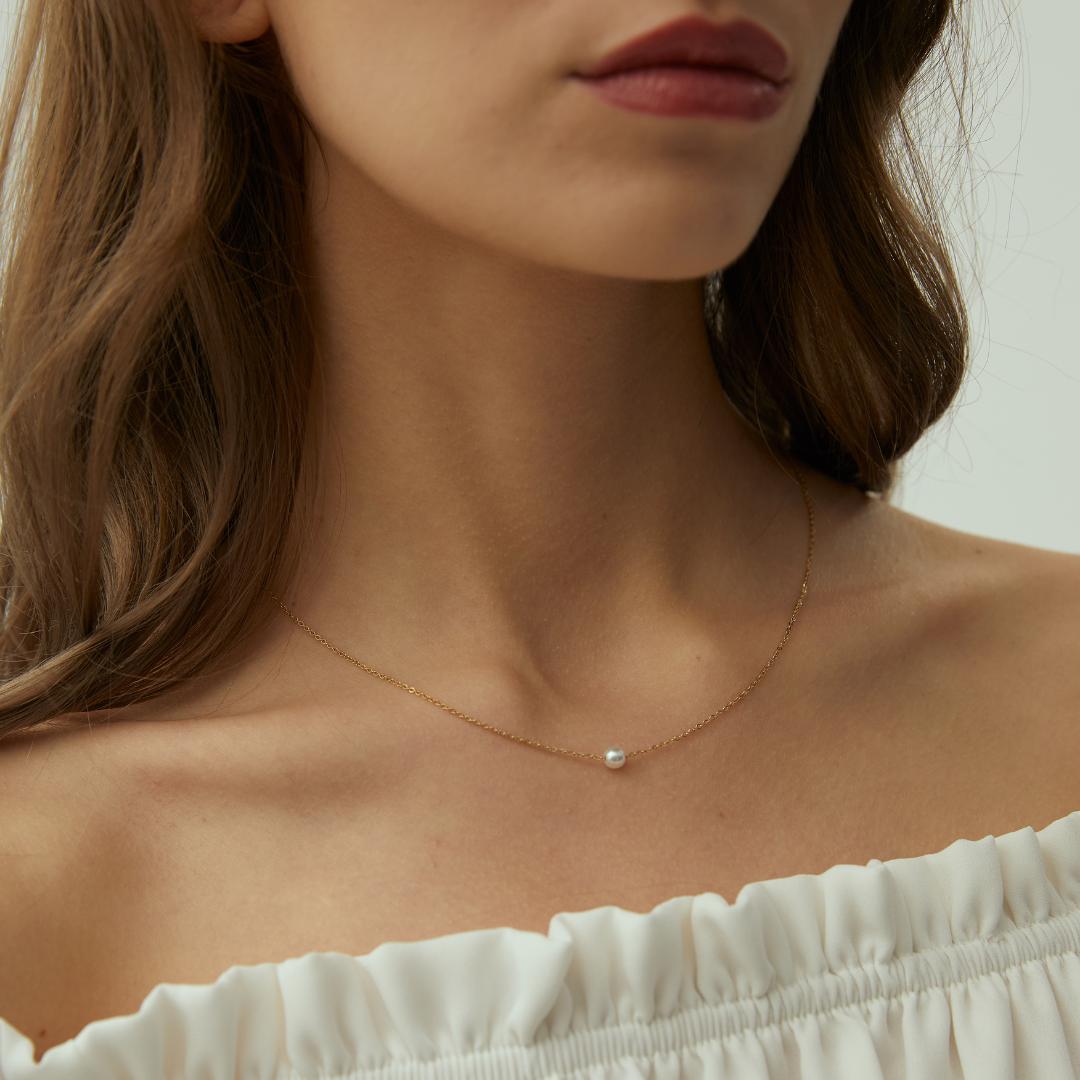 Grace Delicate Pearl Necklace