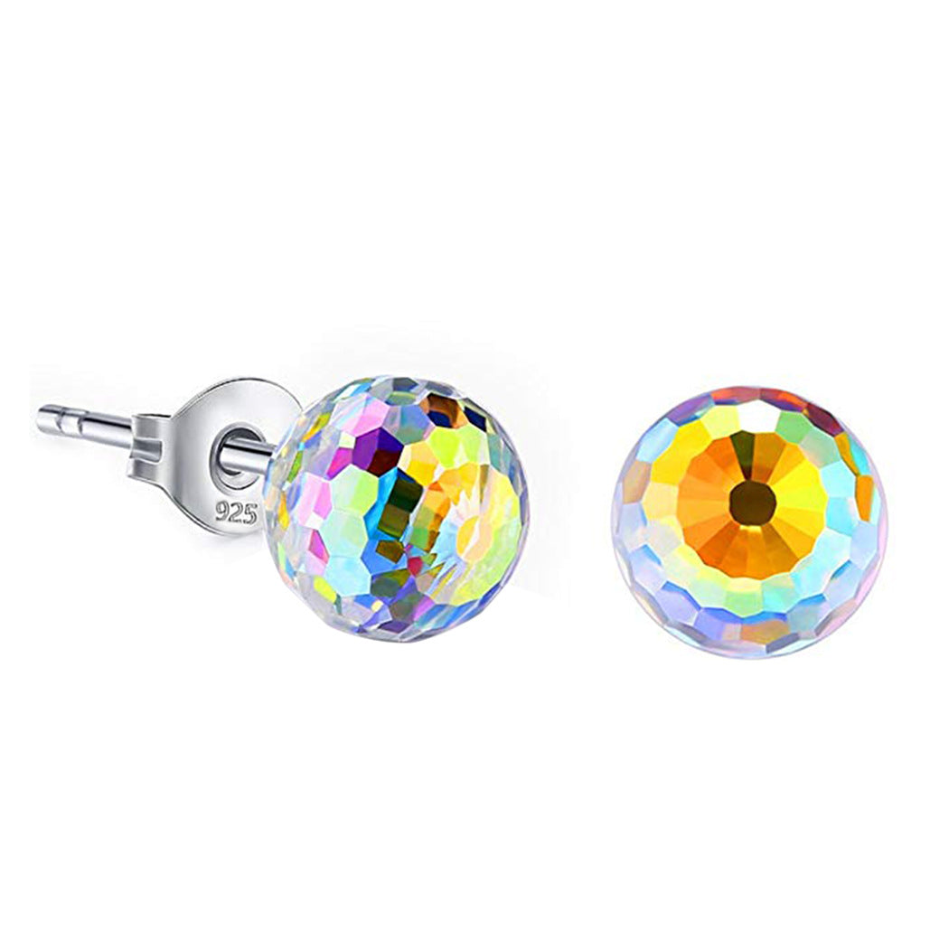 Baroque Austrian Crystal Ball Earrings