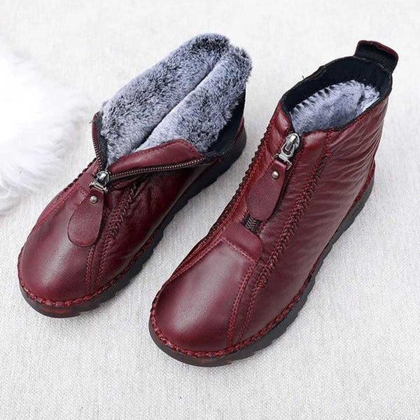 Women's Genuine Leather Non-Slip Ankle Boots