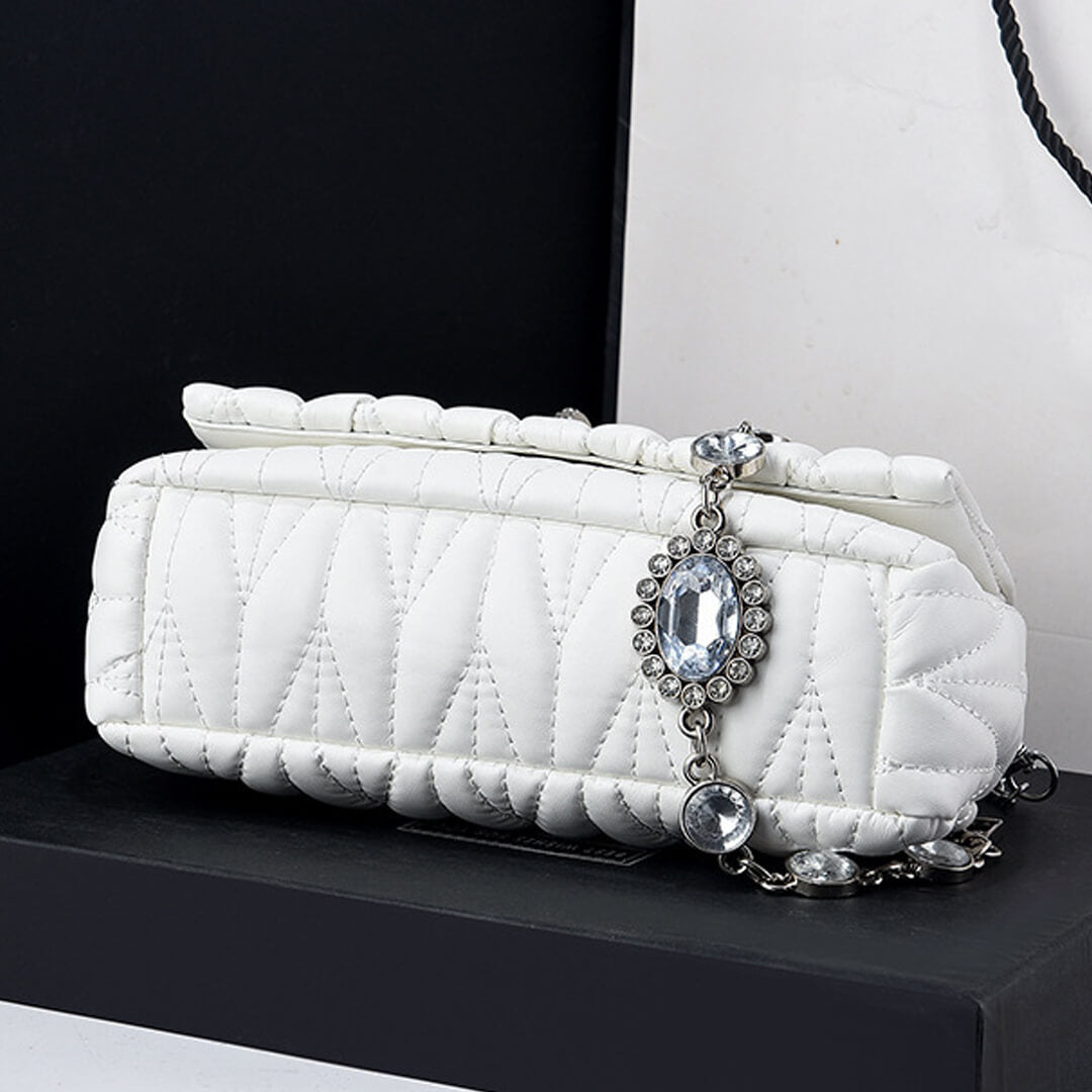 Luxury Rhinestone Chain Shoulder Handbag