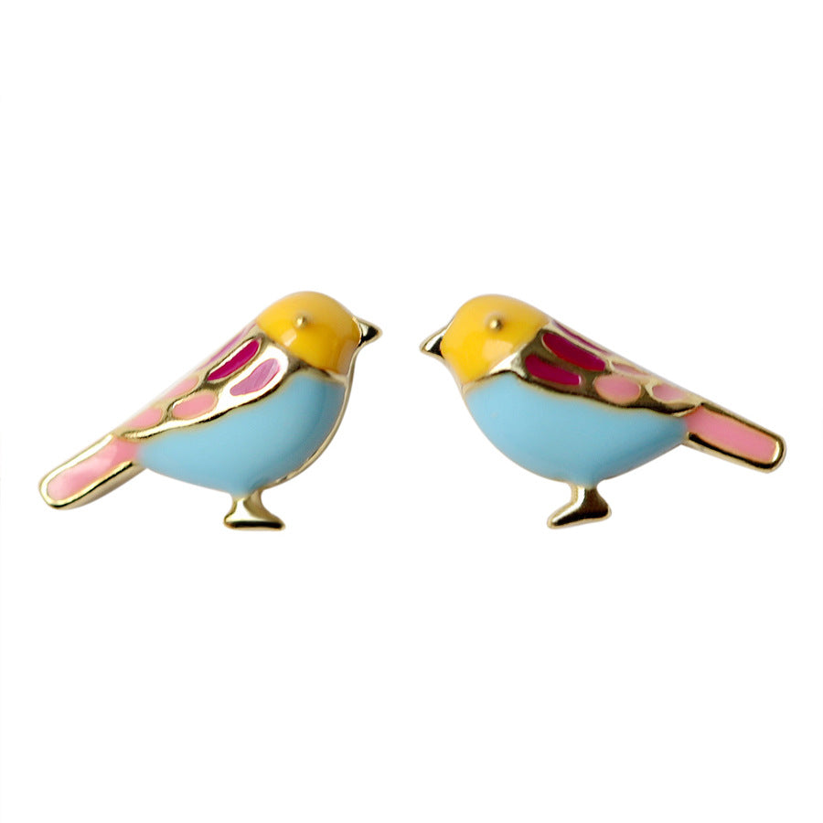 Tiny Bird Earrings
