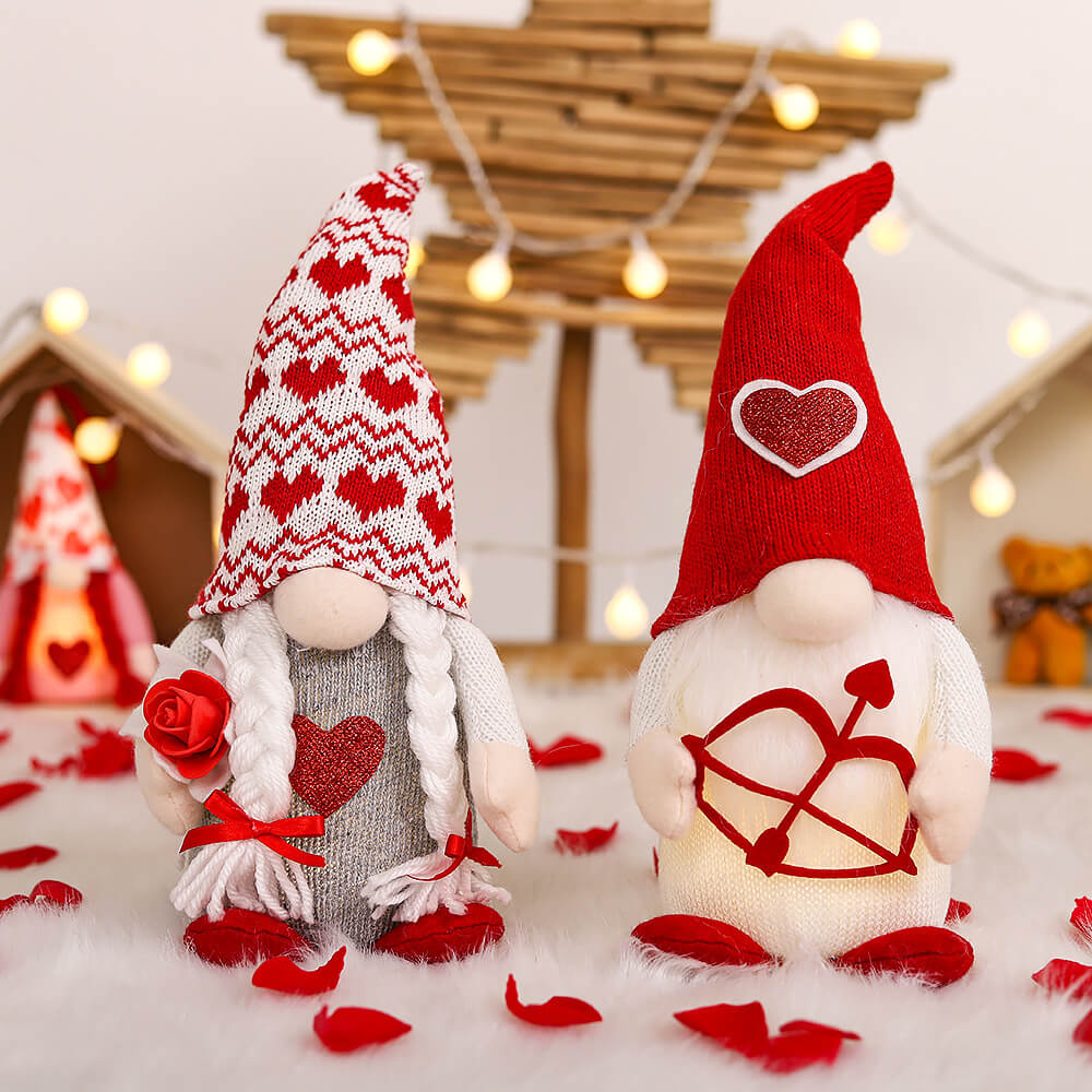 Valentine's Day Cupid Heart Faceless Gnome