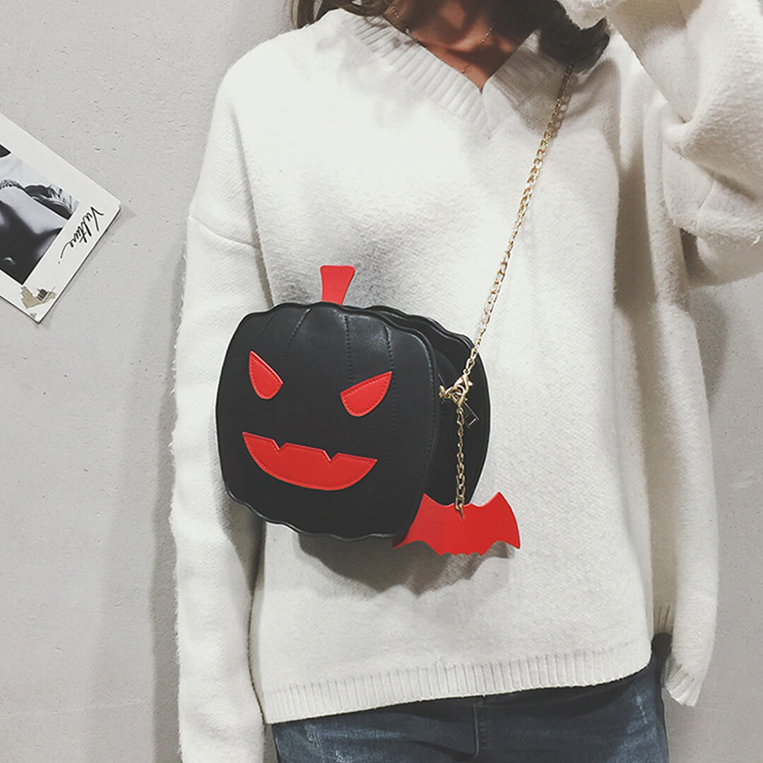 Halloween Pumpkin Crossbody Bags