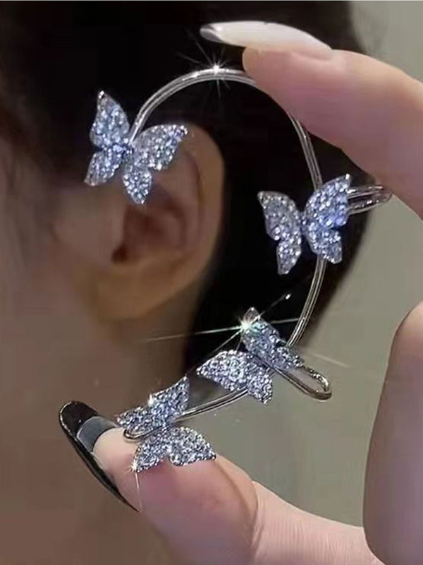 Zircon Butterfly Earrings 🦋