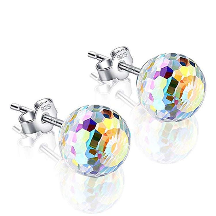 Baroque Austrian Crystal Ball Earrings