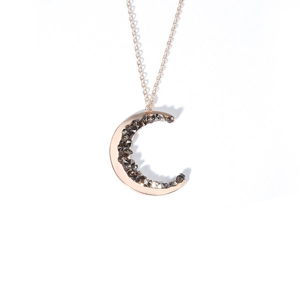 Celestial Crescent Moon Necklace