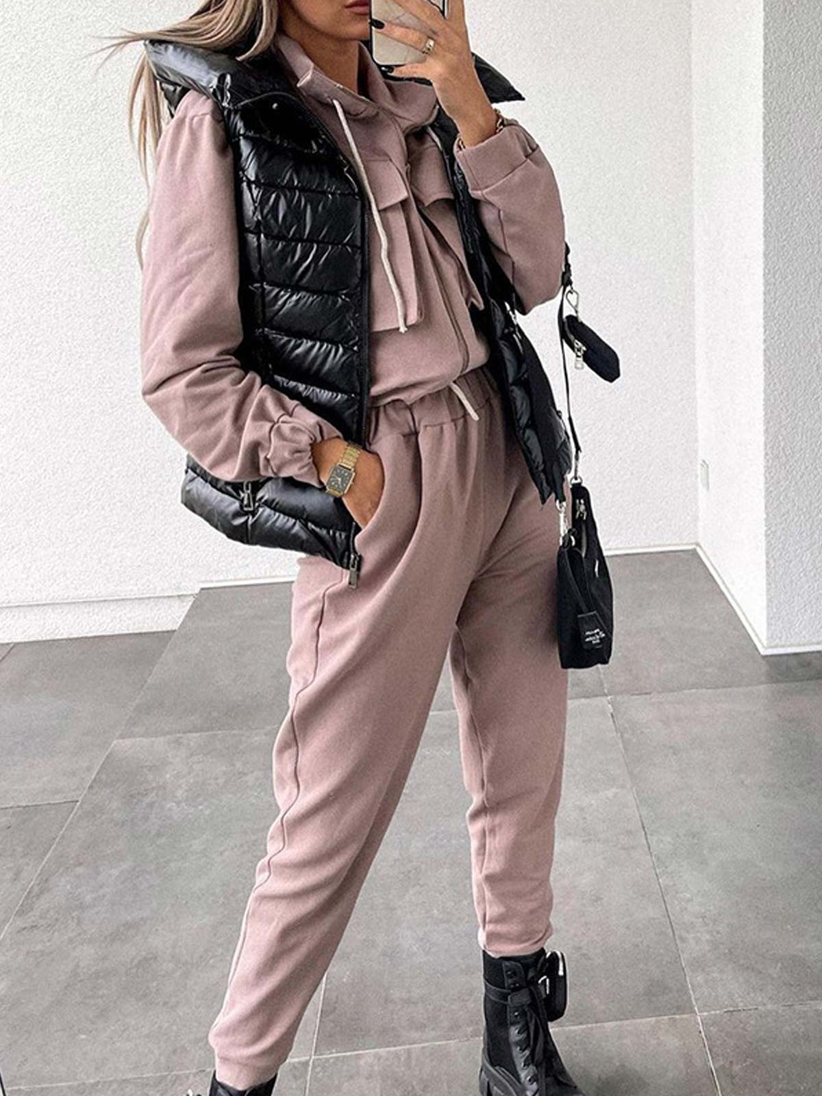 2 Piece Outfits Long Sleeve Sweatsuit