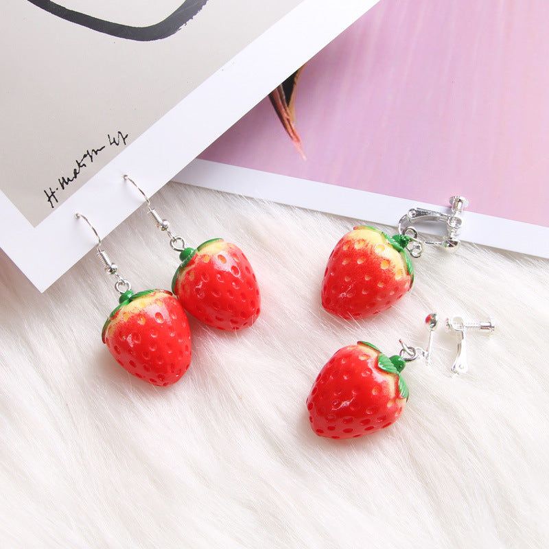 Strawberry earrings