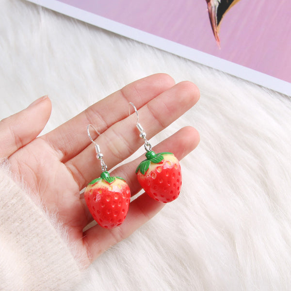 Strawberry earrings