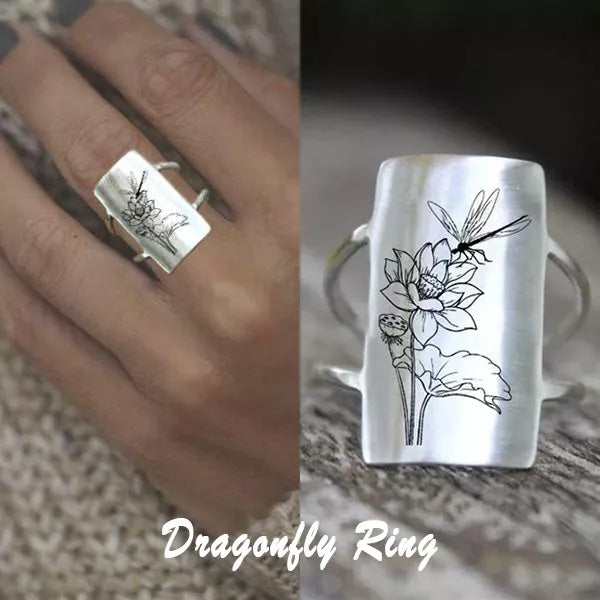 S925 Sterling Silver Hummingbird Ring - Gift For Animal Lover🐦