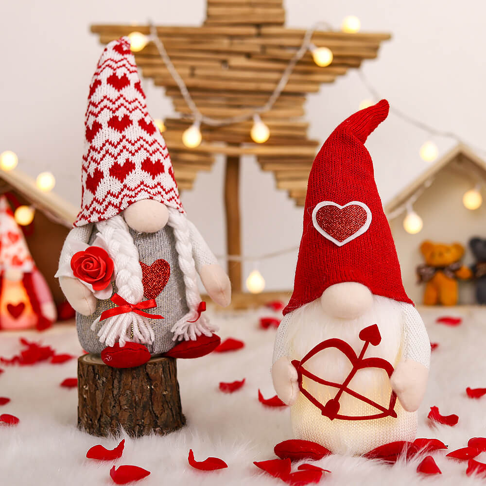 Valentine's Day Cupid Heart Faceless Gnome