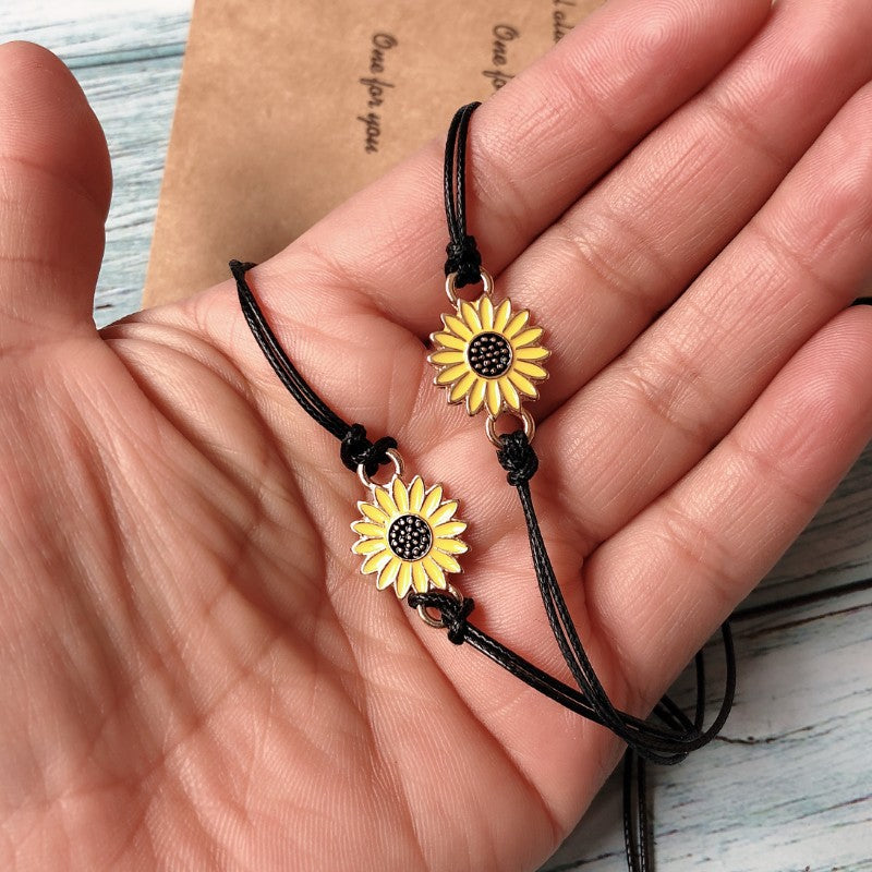 Sunflower Bracelet Set