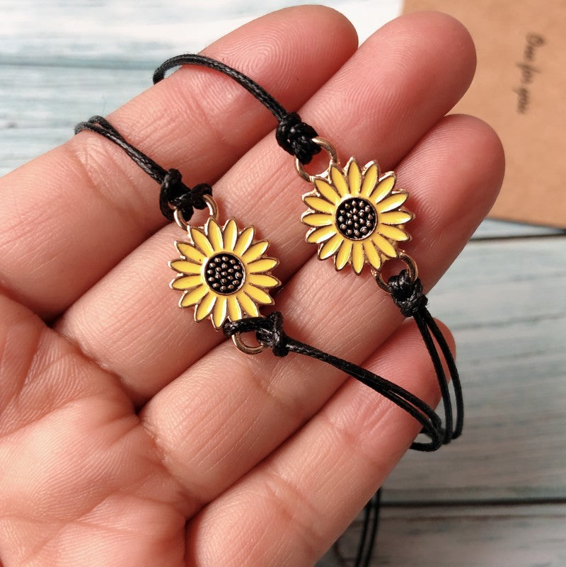 Sunflower Bracelet Set