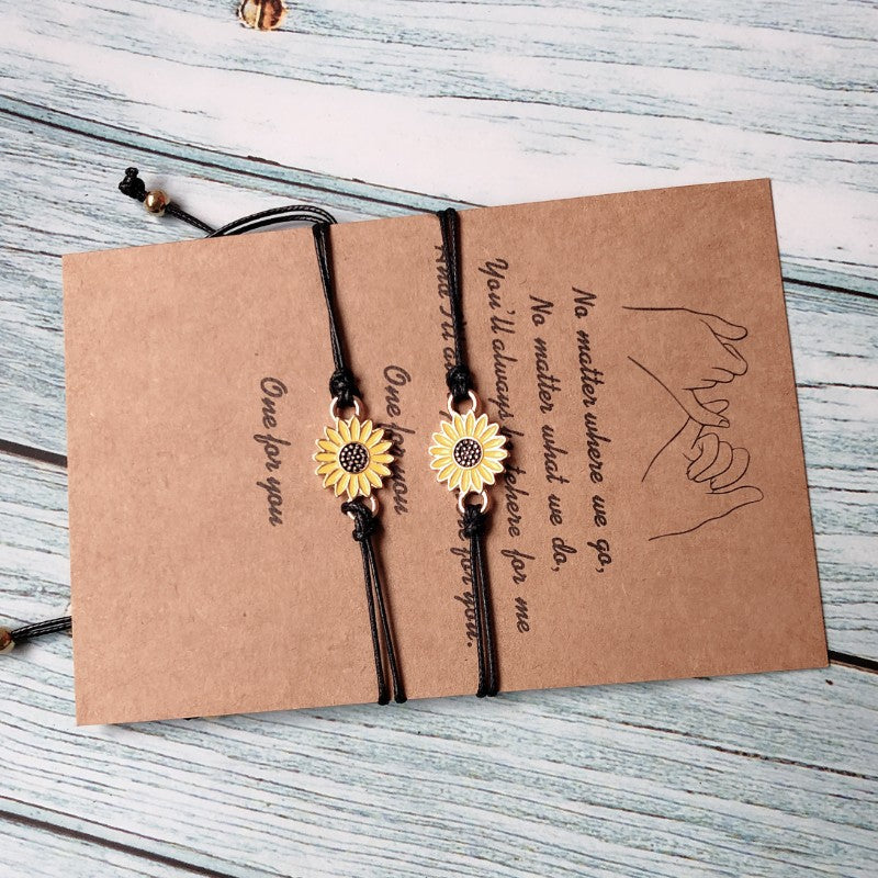 Sunflower Bracelet Set