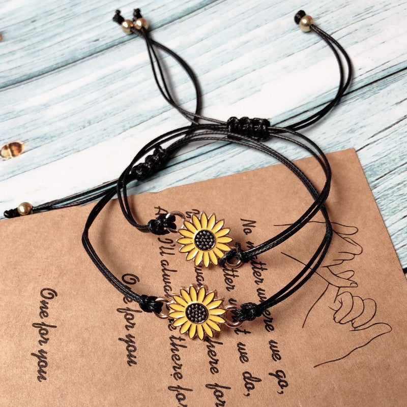 Sunflower Bracelet Set