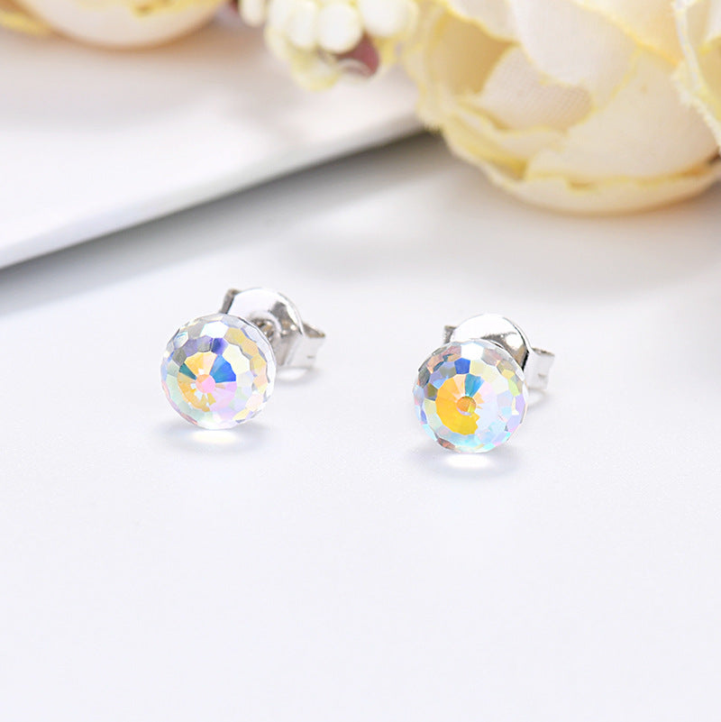 Baroque Austrian Crystal Ball Earrings