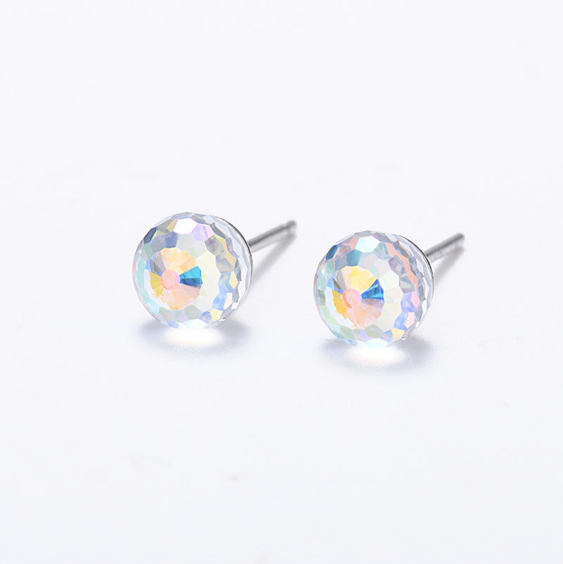 Baroque Austrian Crystal Ball Earrings