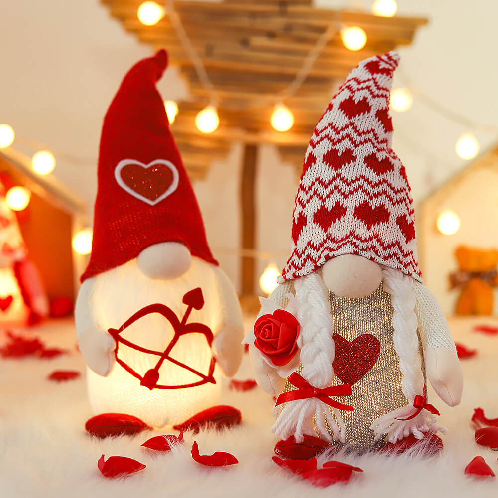 Valentine's Day Cupid Heart Faceless Gnome