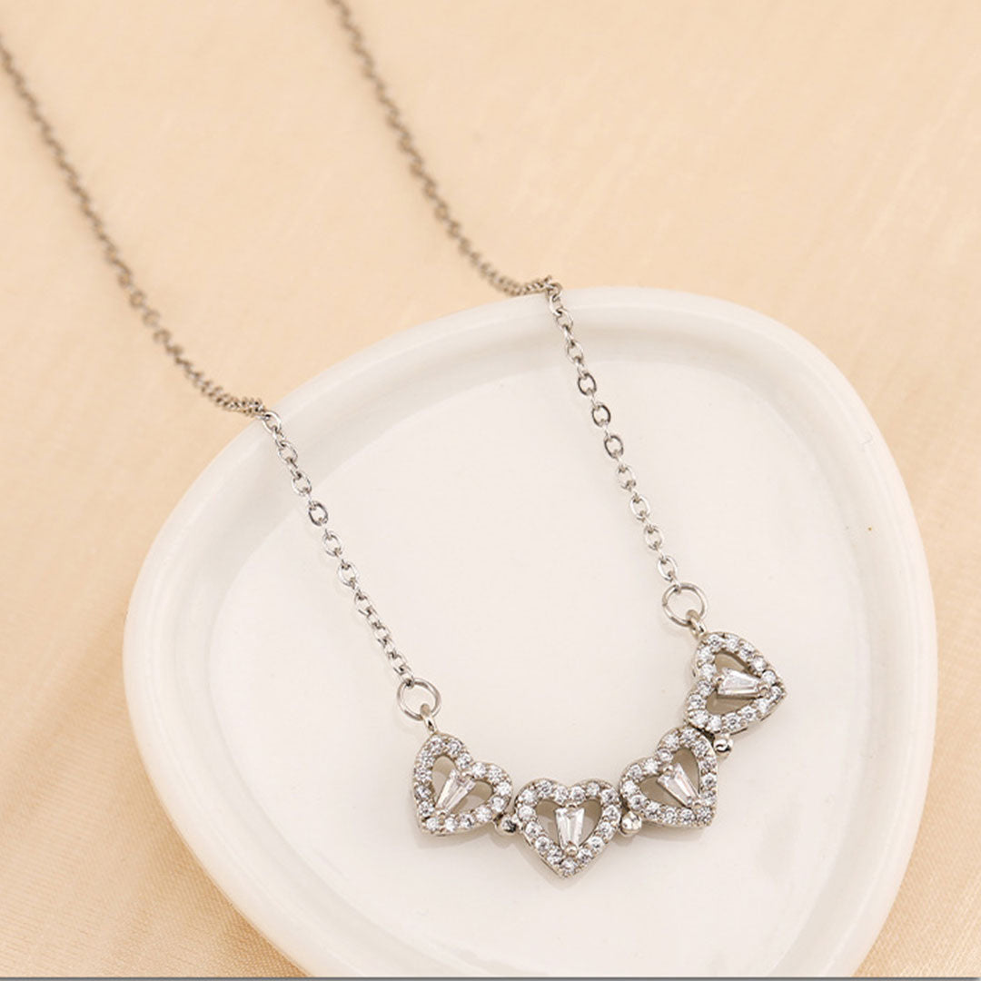 Magnetic Folding Heart Necklace