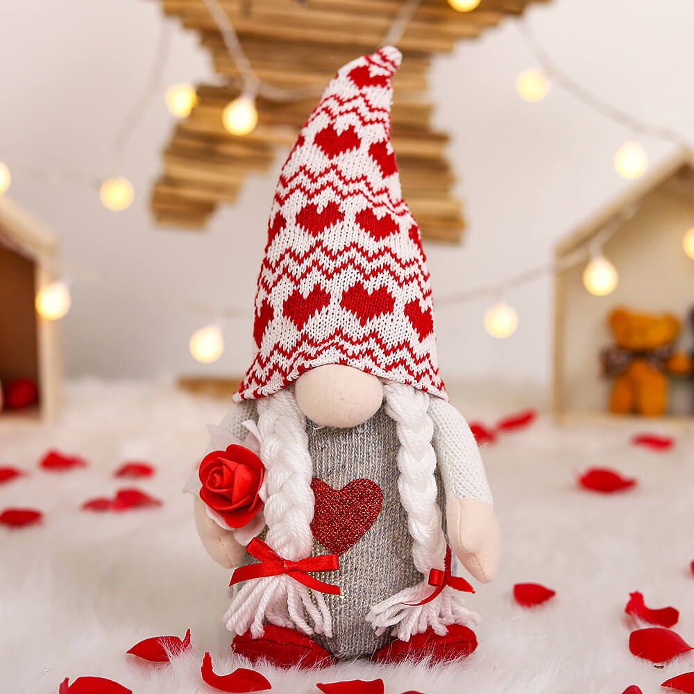 Valentine's Day Cupid Heart Faceless Gnome