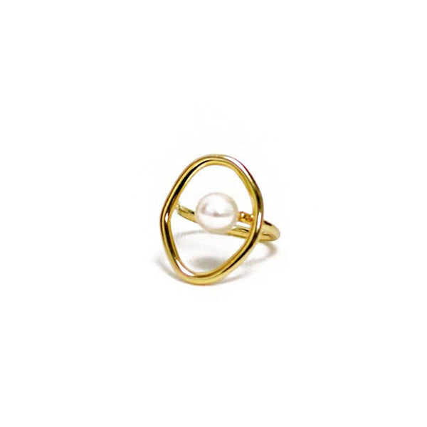 Minimalist Pearled Ring