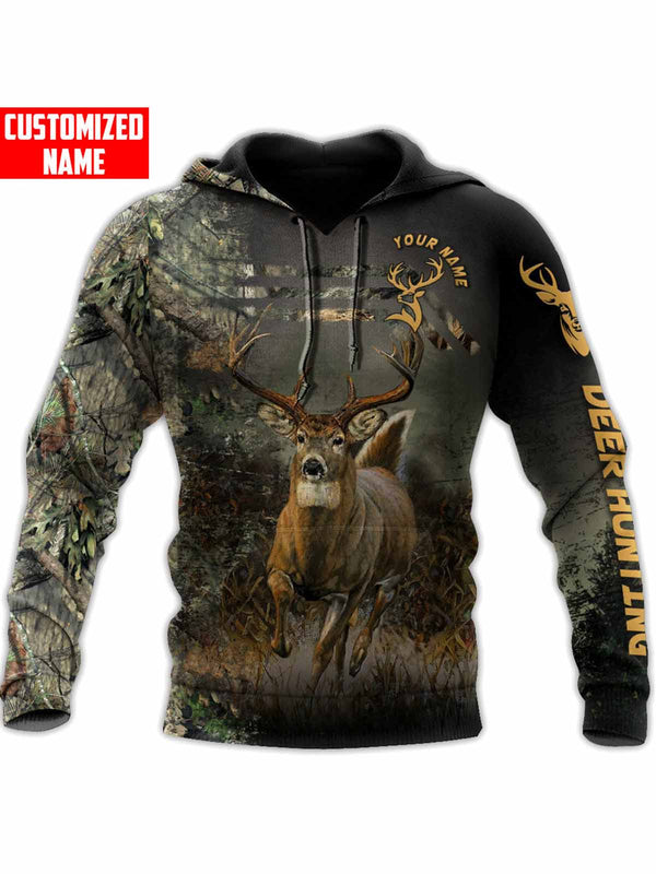 Personalized Name Deer Hunting Camo Unisex Shirts