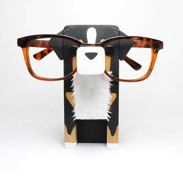 Bernese Mountain Dog Glasses Handmade Holder Art Gift