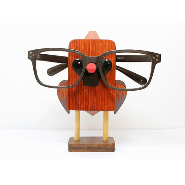 Red Cardinal Glasses Handmade Holder Art Gift