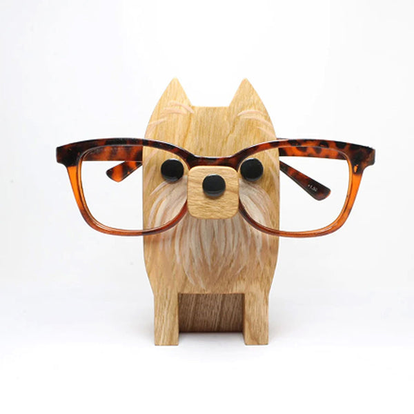 Pomeranian Glasses Handmade Holder Art Gift