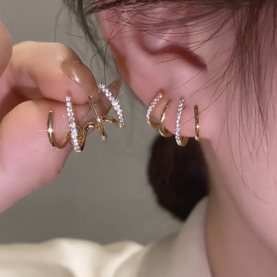 Shiny Crystal Earrings