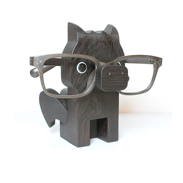 Black Dragon Dog Glasses Handmade Holder