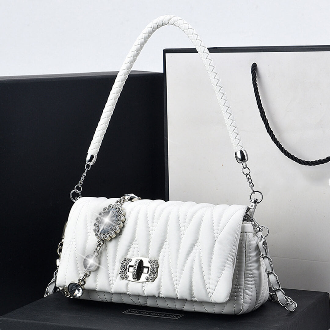 Luxury Rhinestone Chain Shoulder Handbag