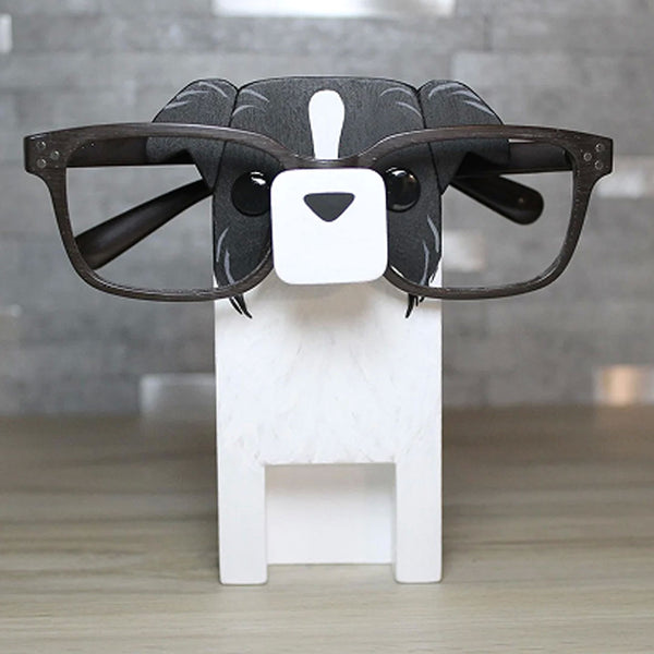 Border Collie Glasses Handmade Holder Art Gift