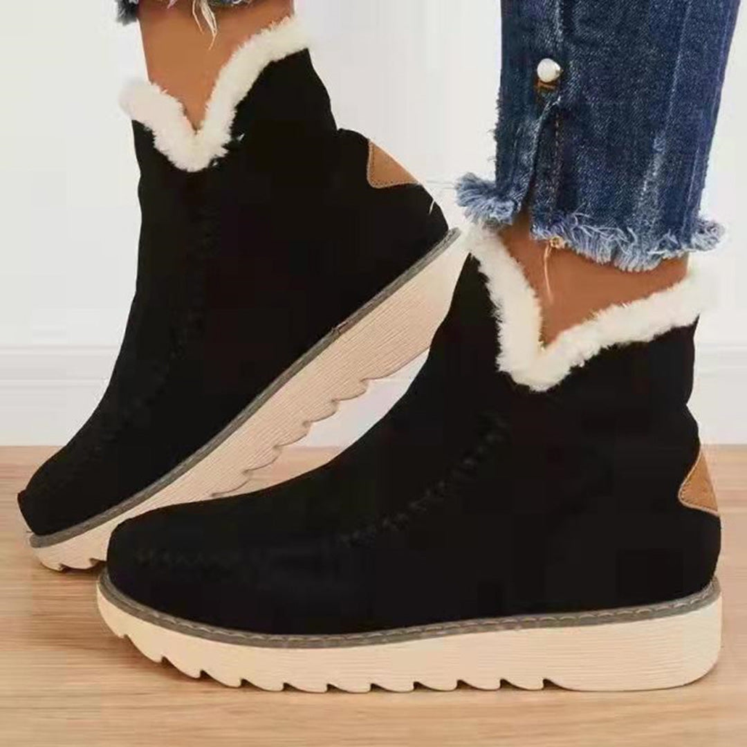 Winter Faux Fur Lined Snow Boots