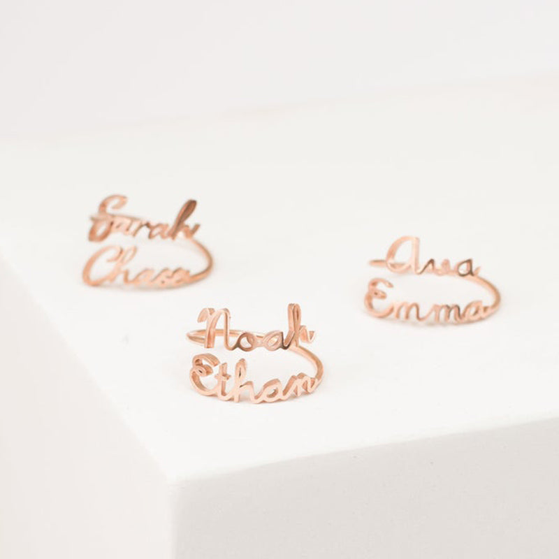 Custom Name Ring