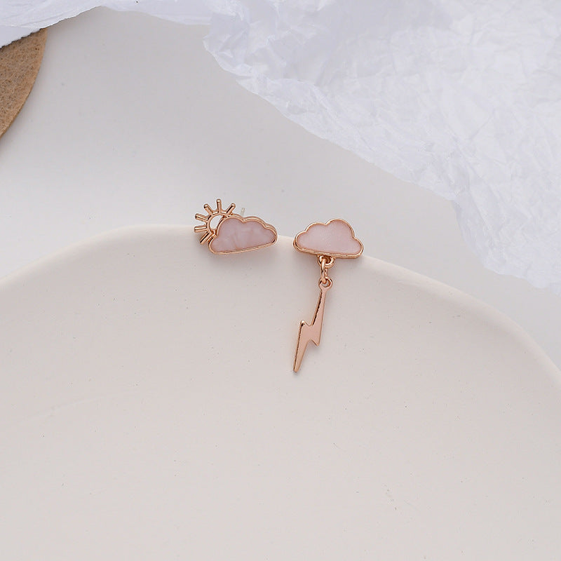 Cloud & Lightning Shaped Earrings