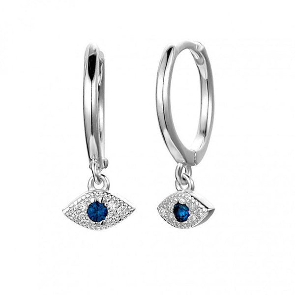 Evil Eye Hoop Earrings