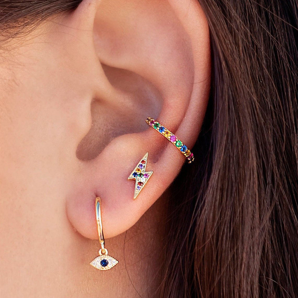 Evil Eye Hoop Earrings