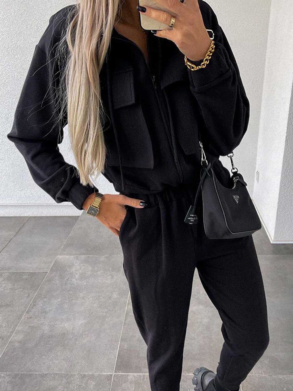 2 Piece Outfits Long Sleeve Sweatsuit